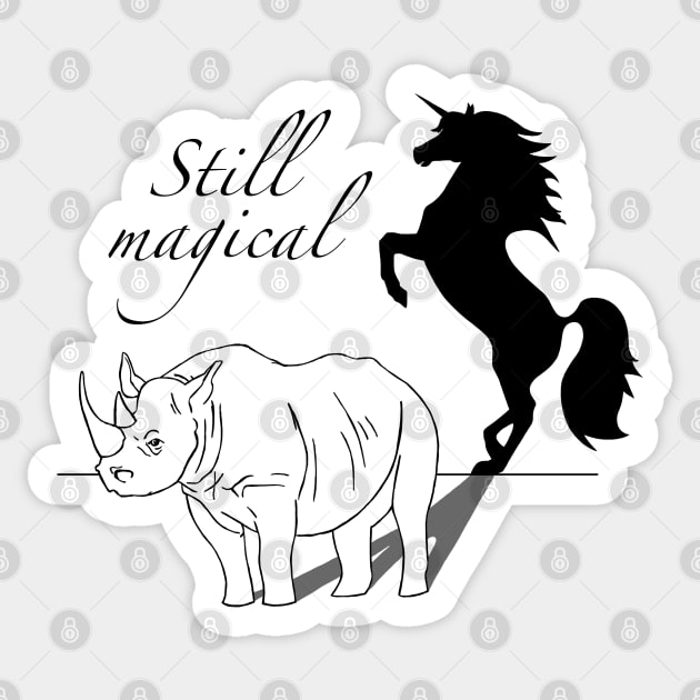 Still Magical Sticker by konnijensen